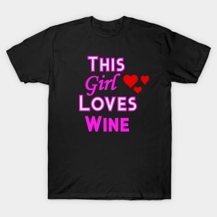 This Girl Loves Wine T-Shirt